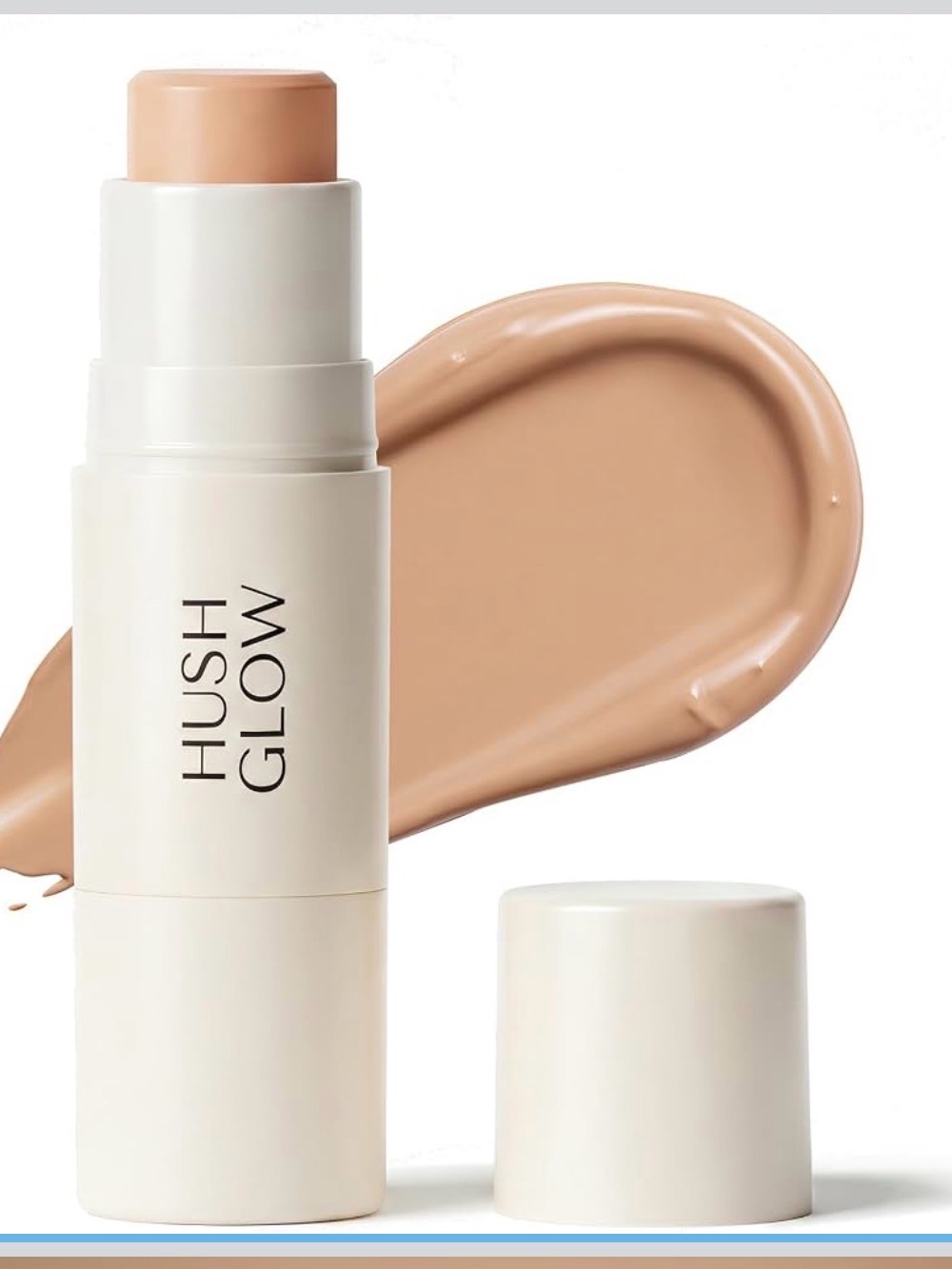 NiB Under eye Concealer Stick with Built in Brush, Light Apricot